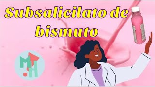 ¿Pepto SUBSALICILATO DE BISMUTO   Todo lo que te gustaría saber [upl. by Darleen381]