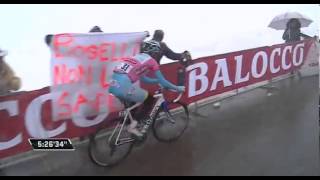 Giro dItalia Vincenzo NIBALI eroe nella tempesta di neve sulle Tre Cime di Lavaredo [upl. by Nerot989]