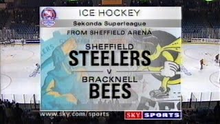 Sheffield Steelers vs Bracknell Bees  30 January 2000  Ice Hockey Superleague [upl. by Nylitsirk604]