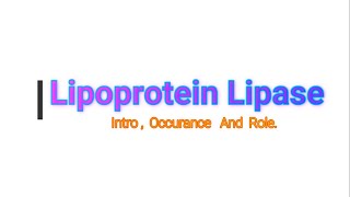 Lipoprotein Lipase LPL  Its Role In the Body  Medico Star [upl. by Aical164]