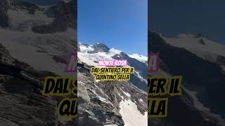 🏔️💗 mountains monterosa hiking mountainlovers trekking travel [upl. by Sert]