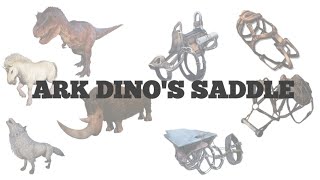 Ark Dinosaur Saddle unlocking levels and resources needed [upl. by Inalel]