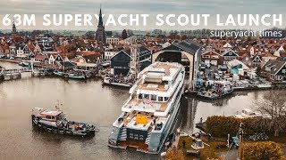 Crazy SUPERYACHT Launch Motor Yacht Scout by Hakvoort Shipyard [upl. by Maximilien]