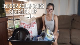 DIY Indoor Aquaponics System Setup [upl. by Alket]