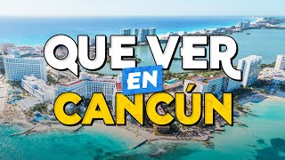 🧳️ TOP 10 Que Ver en Cancún ✈️ Guía Turística Que Hacer en Cancún [upl. by Aklog]