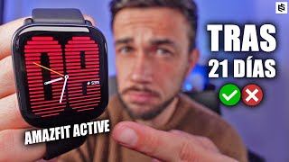 El NUEVO CALIDAD PRECIO🥇AMAZFIT ACTIVE review TRAS 21 DÍAS [upl. by Semajwerdna]