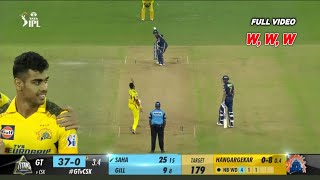 IPL 2023  Rajvardhan Hangargekar Bowling on Debut  Hangargekar 2 Wickets vs Gujarat Titans [upl. by Bouzoun]