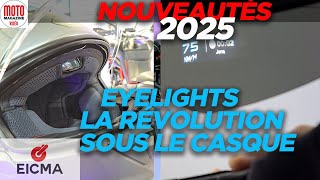 Système EyeLights moto Nouveauté Milan 2024 [upl. by Lynea]