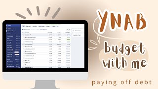 YNAB budget with me  midmay 2024  paying down debt breaking the paycheck to paycheck cycle [upl. by Artair]