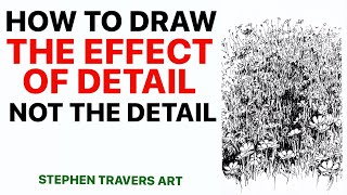 The Secret to Drawing Overwhelming Detail [upl. by Adnerak]