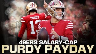 How 49ers are surfing salarycap wave anticipating Brock Purdy’s big new deal — Justin Simmons room [upl. by Ocimad472]