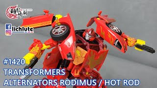 胡服騎射的變形金剛分享時間1420集 AT 熱破 洛迪文 補天士 TRANSFORMERS ALTERNATORS RODIMUS HOT ROD [upl. by Eyoj]