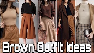 Neutral Brown Outfit Styling Ideas [upl. by Inacana79]