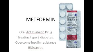 Pharmacology Metformin Bigaunide Anti Diabetic Diabetes Treatment Medicine [upl. by Peednama975]