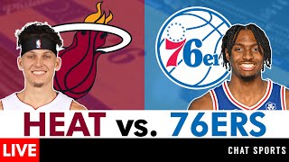 Heat vs 76ers Live Streaming Scoreboard PlayByPlay Highlights  NBA League Pass [upl. by Shadow]