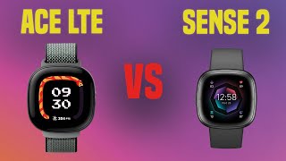 Fitbit Ace LTE vs Fitbit Sense 2  Full Specs Compare Smartwatches [upl. by Ojimmas826]