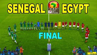 PES  Africa Cup of Nations 2022 FINAL SENEGAL VS EGYPT [upl. by Chun]