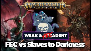 NEW Flesheater Courts vs Slaves to Darkness Age of Sigmar Battle Report [upl. by Camden299]