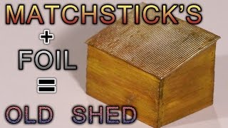 Old Wooden Shed – HowTo – Model Railroad [upl. by Margret]