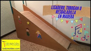 Lisadero tobogan o resbaladilla casera en madera [upl. by Ainad683]