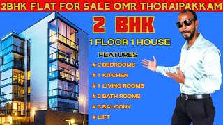 New Flat Sale at OMR Thuraipakkam Chennai Independent Flat  IT Cordinor  OMR Metro [upl. by Eneryt160]