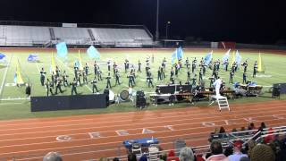 Murrieta Mesa Marching Emerald Regiment at Great Oaks HS MBOS Nov 2 2013 [upl. by Haydon477]