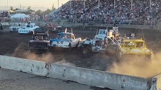 Colusa County Truck Derby DemolitionDerby Crash SendIt [upl. by Yruoc831]