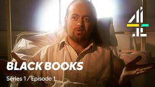 Black Books  FULL EPISODE  With Bill Bailey Dylan Moran amp Tamsin Greig  Series 1 Episode 1 [upl. by Pitchford]