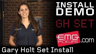 EMG Gary Holt Signature Pickup Set Installation [upl. by Egief670]