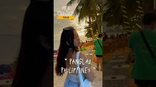 White Beach Panglao on Philippines  Girl Walking Tour [upl. by Anertal148]