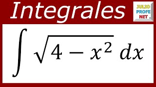 Integrales por sustitución trigonométrica  Ej 1 [upl. by Anaidni768]