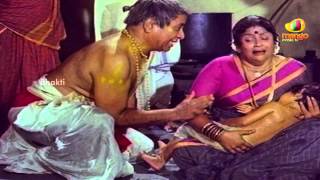 Sri Mantralaya Raghavendra Swamy Mahatyam Scenes  Rajnikanth brings a boy back to life [upl. by Aitnis991]