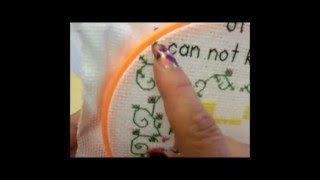 Counted Cross Stitch Part Four  The Design Comes Together [upl. by Engvall]