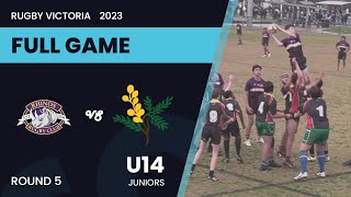 2023 U14  Wyndham V Eltham  R5 [upl. by Elaen]