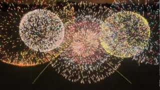 Fireworks From Above  Finale  Synchronized to Music  HD 1080p [upl. by Hsiekal]