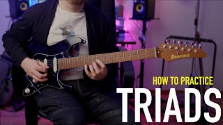 How to practice Triads [upl. by Mariandi]