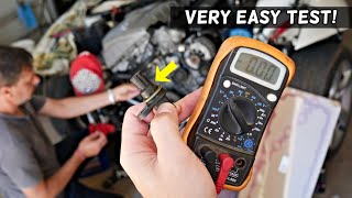 HOW TO TEST CAMSHAFT POSITION SENSOR ON BMW [upl. by Aileduab]