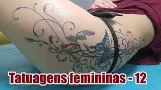 Tatuagens femininas  12 Tatuagens grandes By Jackson Baltazar Moraes [upl. by Aneertak]