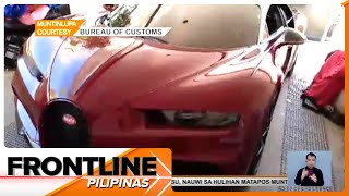 TigP165M smuggled luxury vehicles natagpuan sa isang bahay sa Alabang  Frontline Pilipinas [upl. by Johansen]