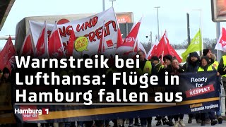 Am Boden LufthansaStreik sorgt für zahlreiche Flugausfälle [upl. by Bicknell619]