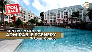 Singapore Condo Property Home Tour  Sunrise Gardens  3 Bedroom 1270 sqft by Clarence Chiong [upl. by Oludoet820]