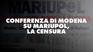 Conferenza di Modena su Mariupol la censura [upl. by Zeitler]