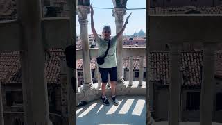 At the top of Palazzo Contarini del Bovolo Venice Italy Part 3 July2024 [upl. by Lukasz]