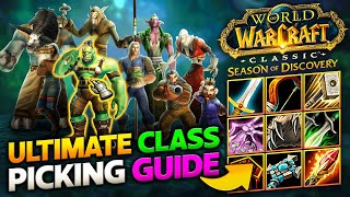 THE Season of Discovery Class Picking Guide  After Class Changes WoW Classic [upl. by Lyndy]