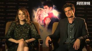 Andrew Garfield and Emma Stone China Interview 1 [upl. by Chessy905]