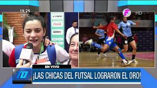 Las chicas del futsal lograron el oro para Paraguay [upl. by Nolitta886]