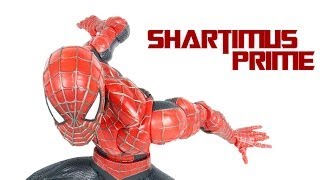 Marvel Legends 18quot Inch SpiderMan 2 Movie Amazing Ultimate Super Poseable Action Figure Review [upl. by Anelahs157]