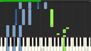 Angry Anderson  Suddenly  Easy Piano with Chords [upl. by Mavra]