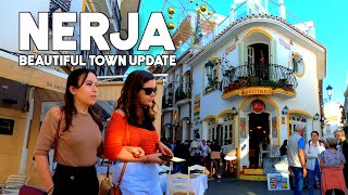 Nerja Spain Beautiful Town Update December 2022 Costa del Sol  Axarquía  Málaga 4K [upl. by Stallworth]