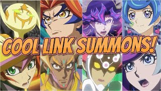 25 AWESOME LINK SUMMONS YGO Anime [upl. by Arimlede]